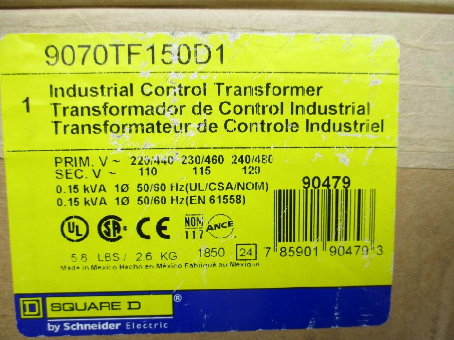 SQUARE D 9070TF150D1 480V NSFS