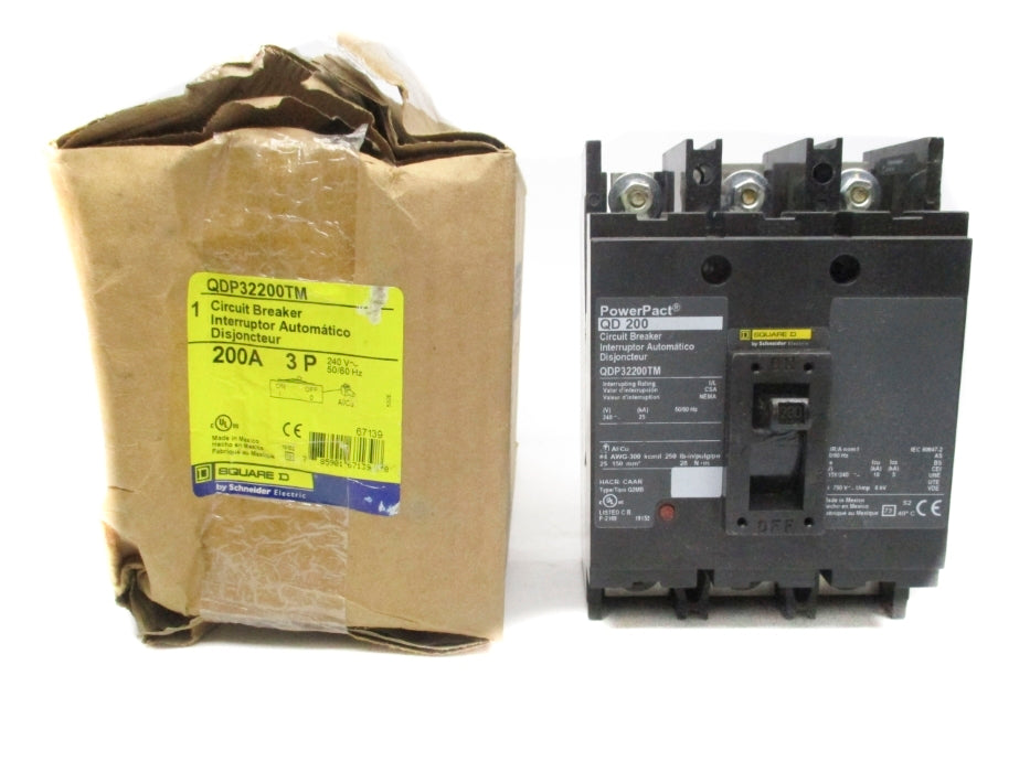 SQUARE D QDP32200TM 240V 200A (AS PICTURED) NSMP