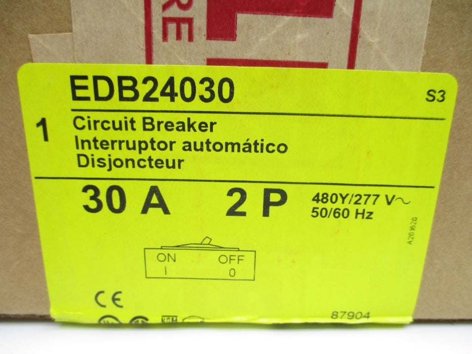 SQUARE D EDB24030 277V 30A NSFS