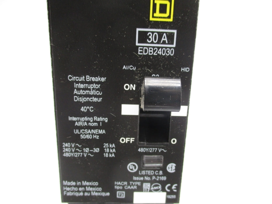 SQUARE D EDB24030 30A 277V NSMP