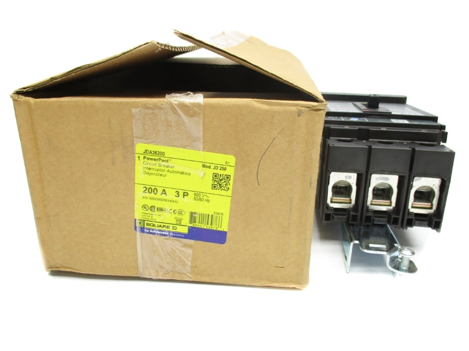 SQUARE D JDA36200 200A 600V NSMP