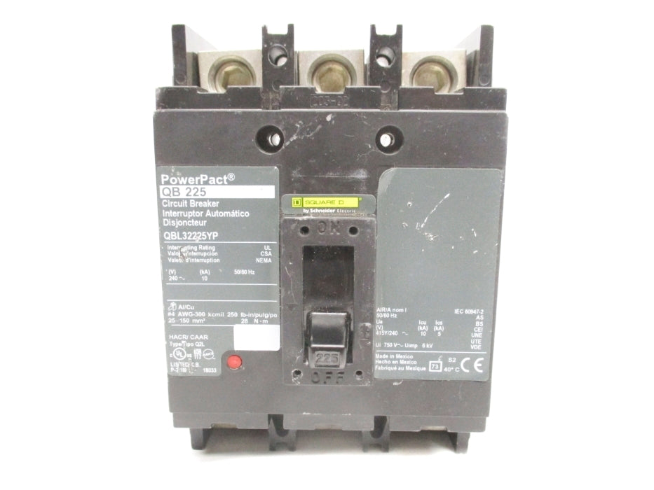 SQUARE D QBL32225YP 240V 225A (AS PICTURED) NSNP