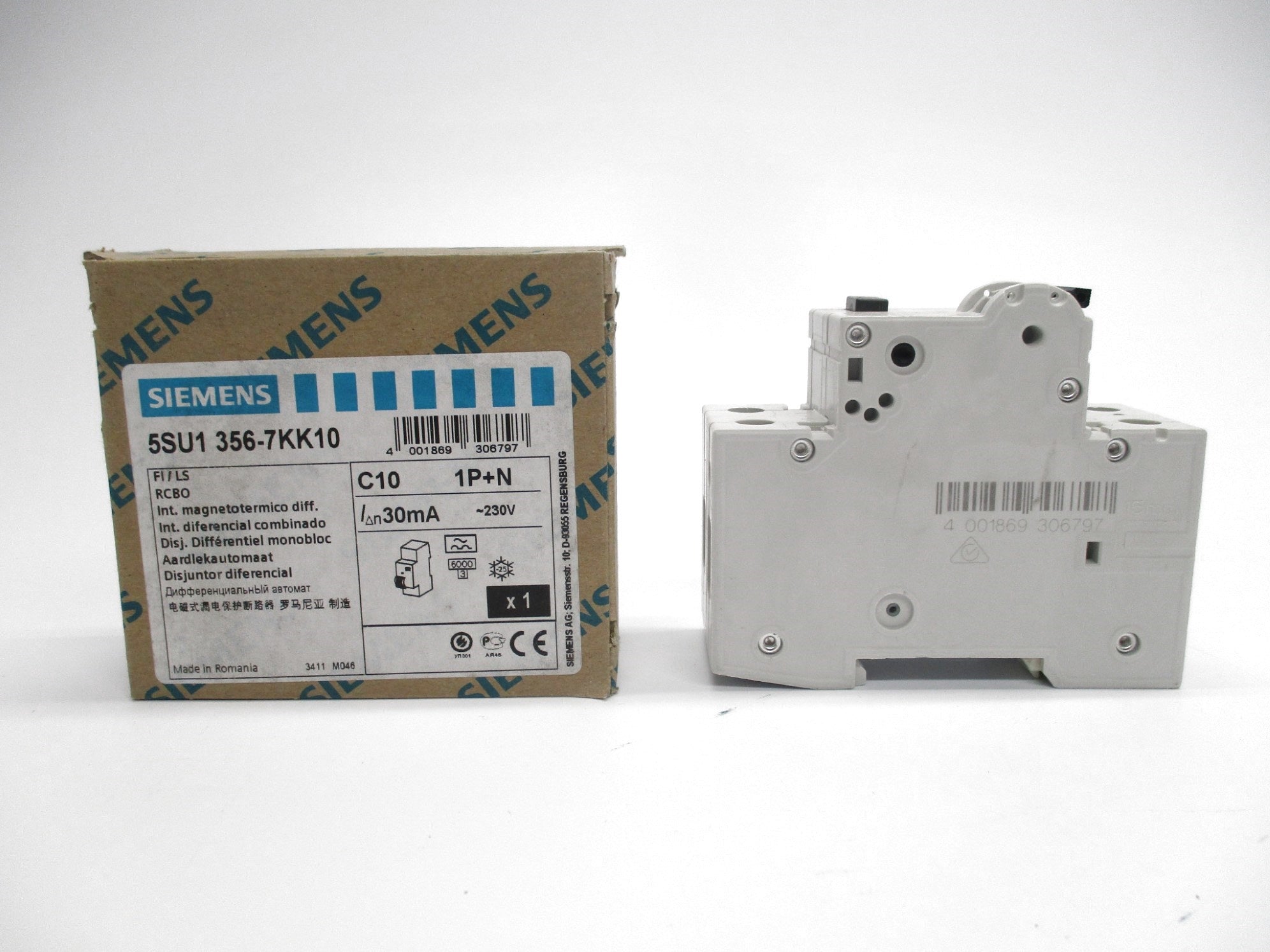 SIEMENS 5SU1356-7KK10 10A 230V NSMP
