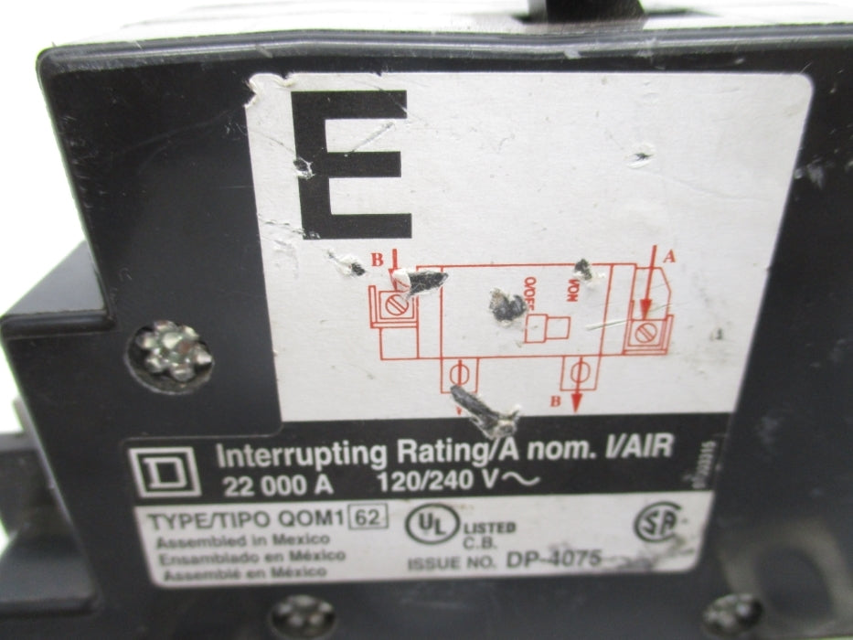 SQUARE D QOM1100 120/240V 100A UNMP