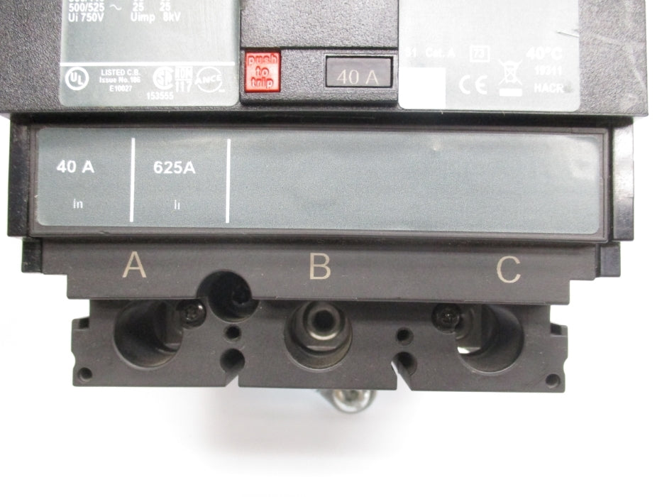 SQUARE D HJA36040 600V 40A NSNP