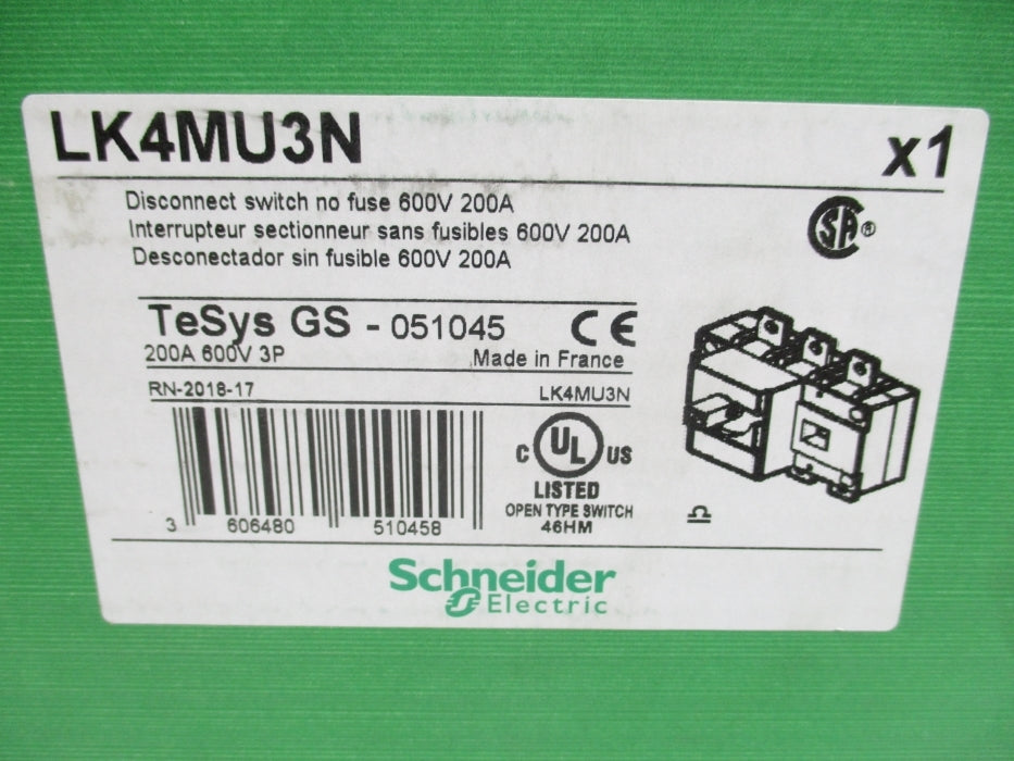 SCHNEIDER ELECTRIC LK4MU3N NSMP