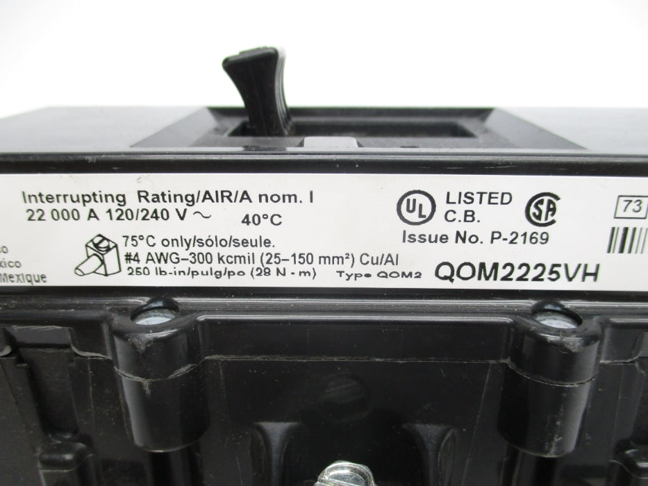 SQUARE D QOM2225VH 225A 240V NSNP