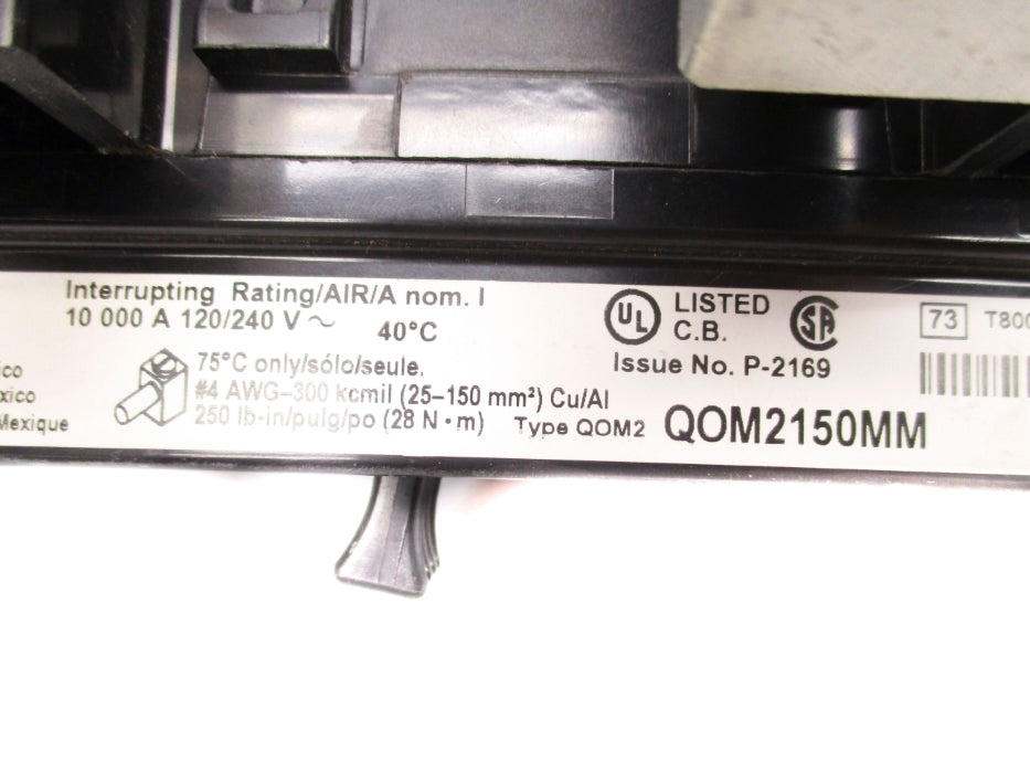 SQUARE D QOM2150MM 150A 240V NSNP