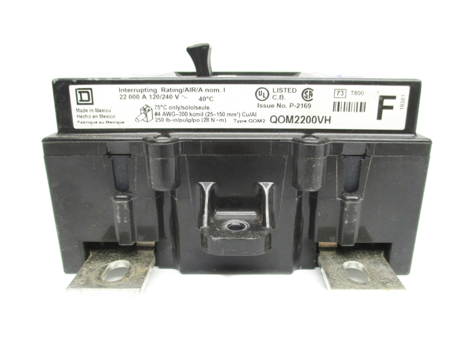 SQUARE D QOM2200VH 200A 240V UNMP
