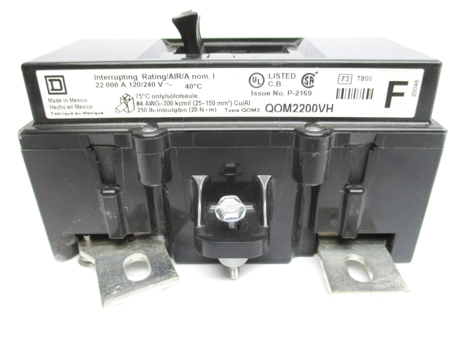 SQUARE D QOM2200VH 200A 240V (AS PICTURED) NSNP