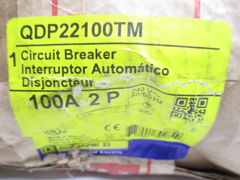 SQUARE D QDP22100TM 100A 240V NSMP