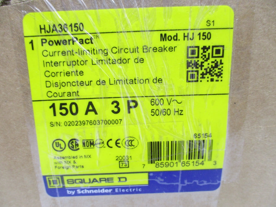 SQUARE D HJA36150 150A 600V NSMP