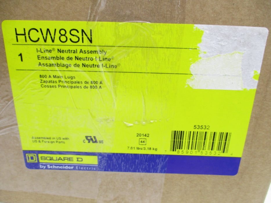 SQUARE D HCW8SN SER. 4 NSMP