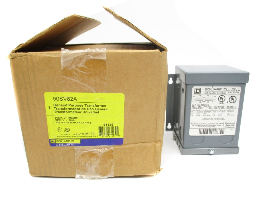 SQUARE D 50SV82A .50KVA NSMP
