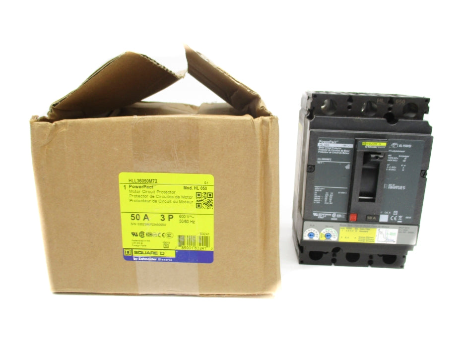 SQUARE D HLL36050M72 50A 600V NSMP