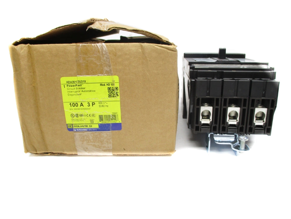 SQUARE D HDA36100U31X 100A 600V NSMP