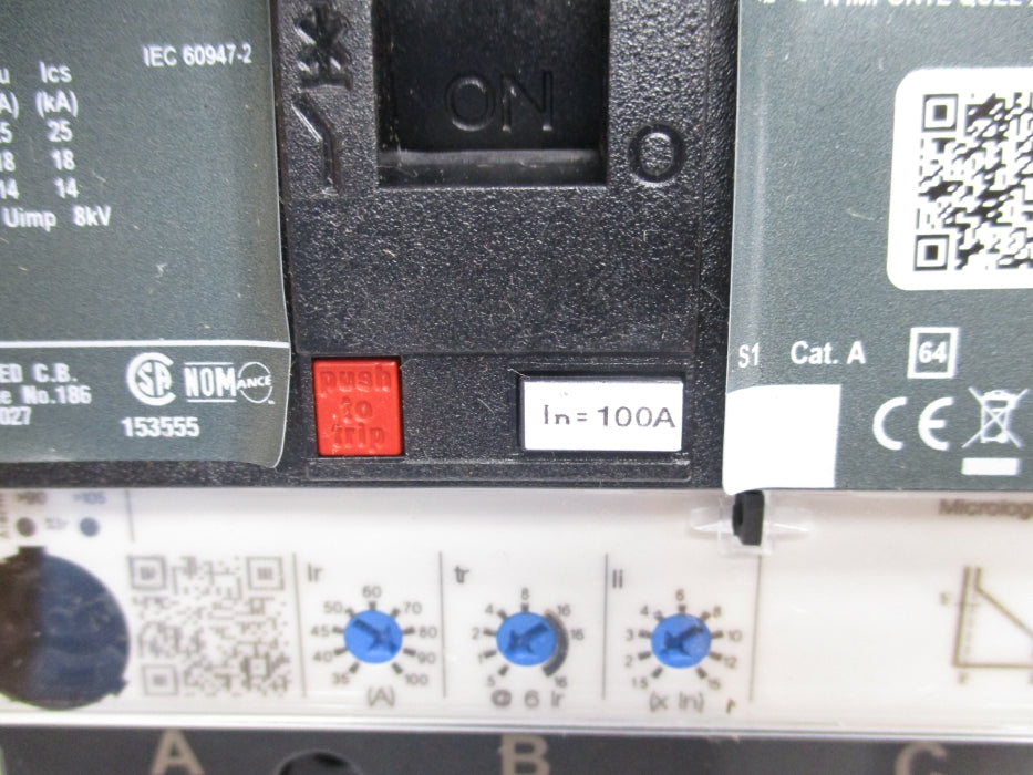 SQUARE D HDA36100U31X 100A 600V NSMP