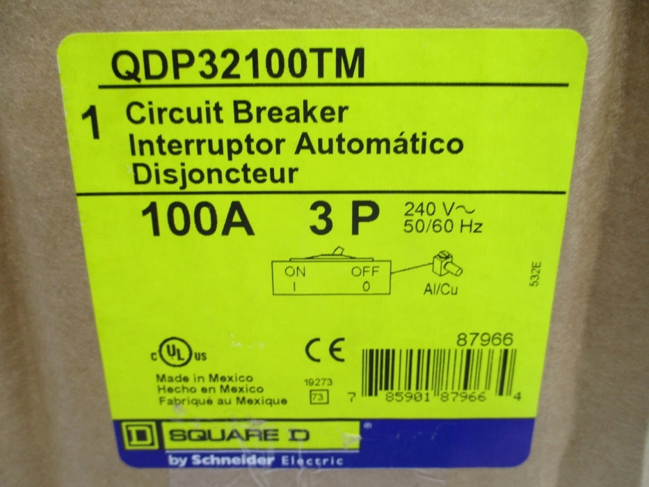 SQUARE D QDP32100TM 100A 240V NSMP