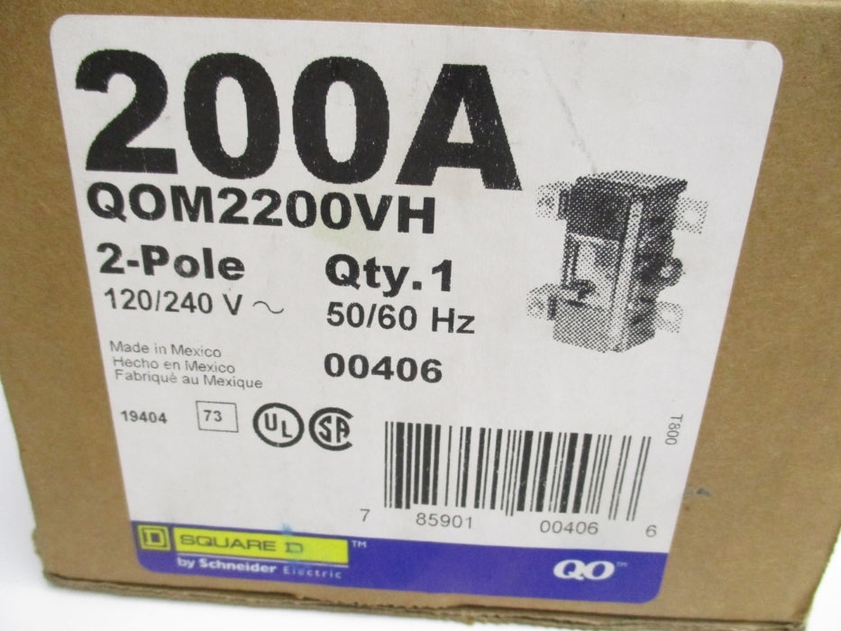 SQUARE D QOM2200VH 120/240V 200A NSMP