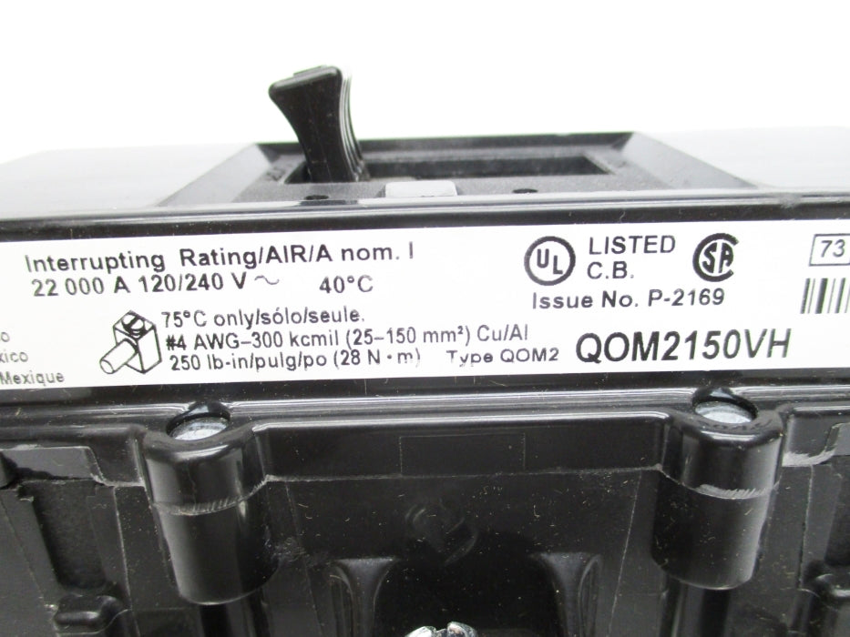 SQUARE D QOM2150VH 120/240V 150A NSMP