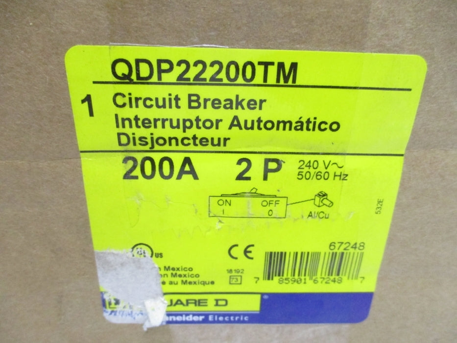 SQUARE D QDP22200TM 200A 240V NSMP