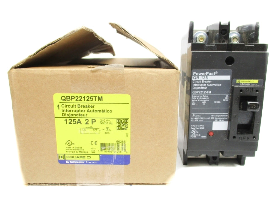 SQUARE D QBP22125TM 125A 240V NSMP