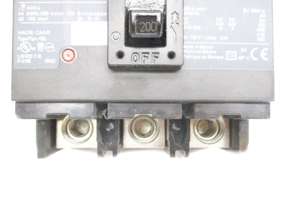 SQUARE D QBL32200 200A 240V NSMP