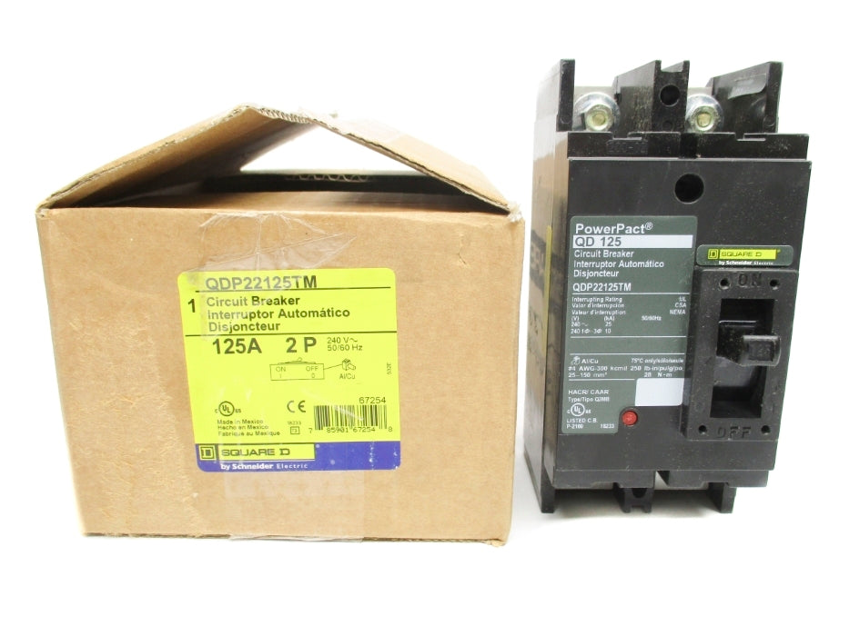 SQUARE D QDP22125TM 125A 240V NSMP