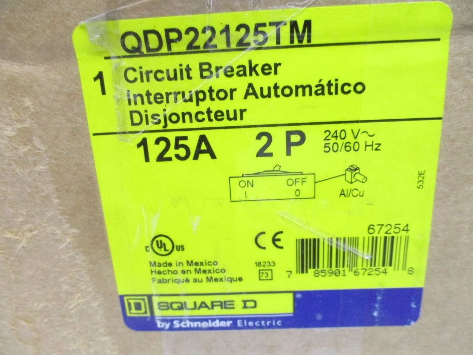 SQUARE D QDP22125TM 125A 240V NSMP