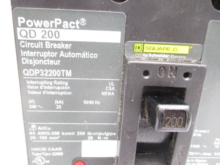 SQUARE D QDP32200TM 200A 240V NSMP