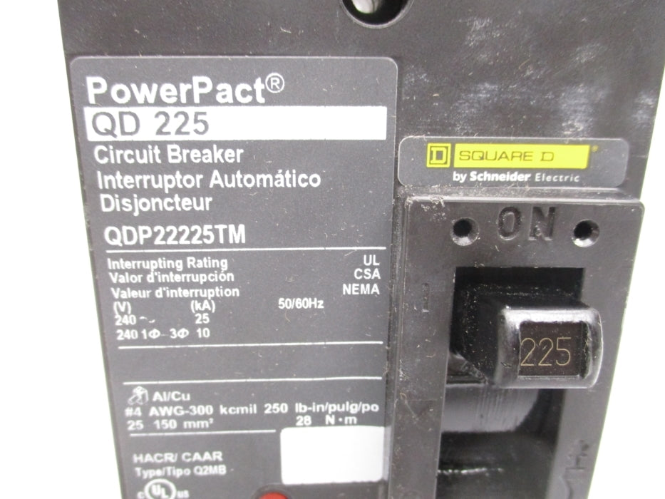 SQUARE D QDP22225TM 240V 225A NSMP