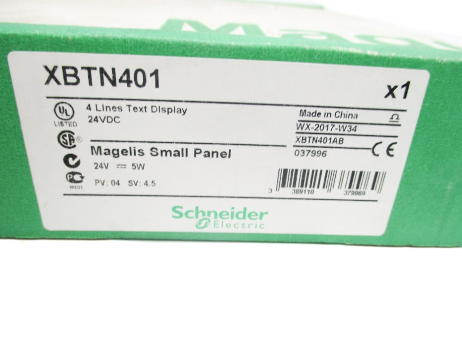 SCHNEIDER ELECTRIC XBTN401 NSMP