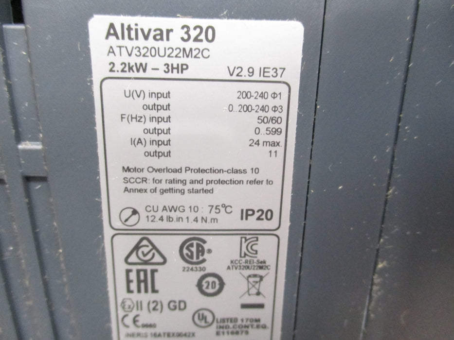 SCHNEIDER ELECTRIC ATV320U22M2C NSMP