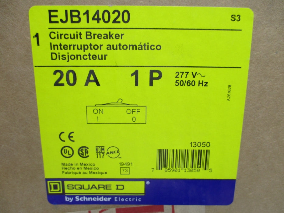 SQUARE D EJB14020 20 277V NSFS