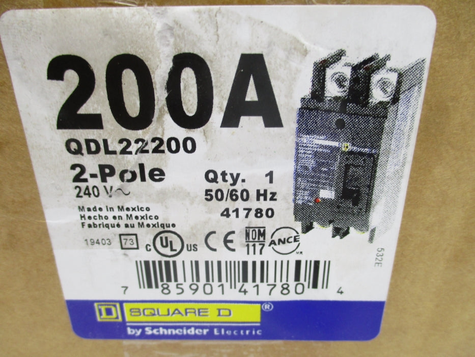 SQUARE D QDL22200 200A 240V NSFS