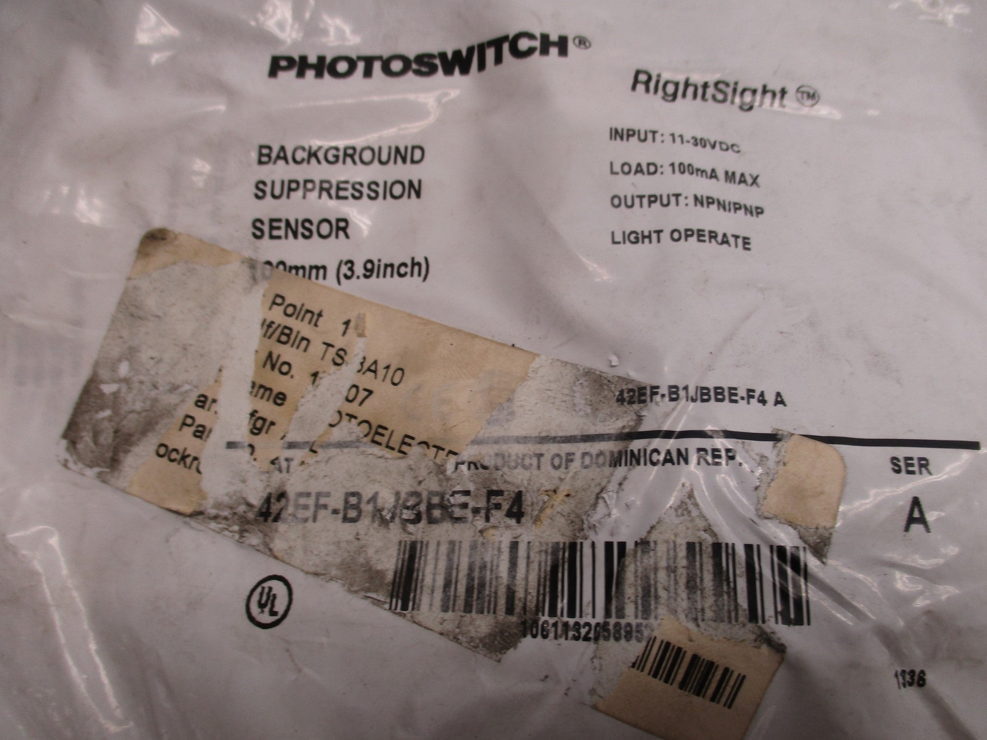 ALLEN BRADLEY 42EF-B1JBBE-F4 SER. A (WH) NSMP