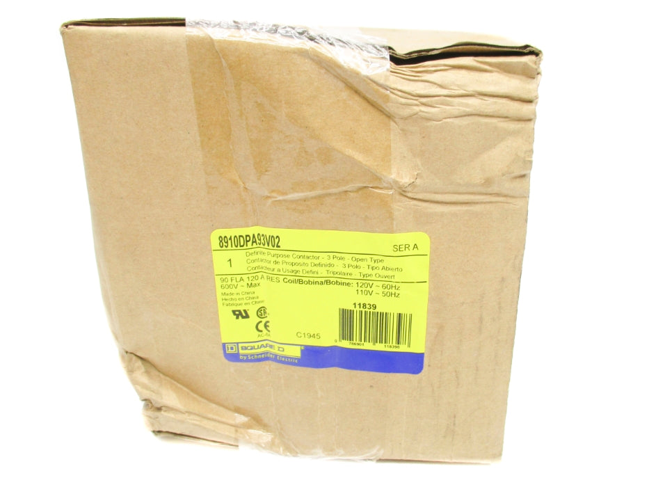 SQUARE D 8910DPA93V02 SER. A 120V NSFS