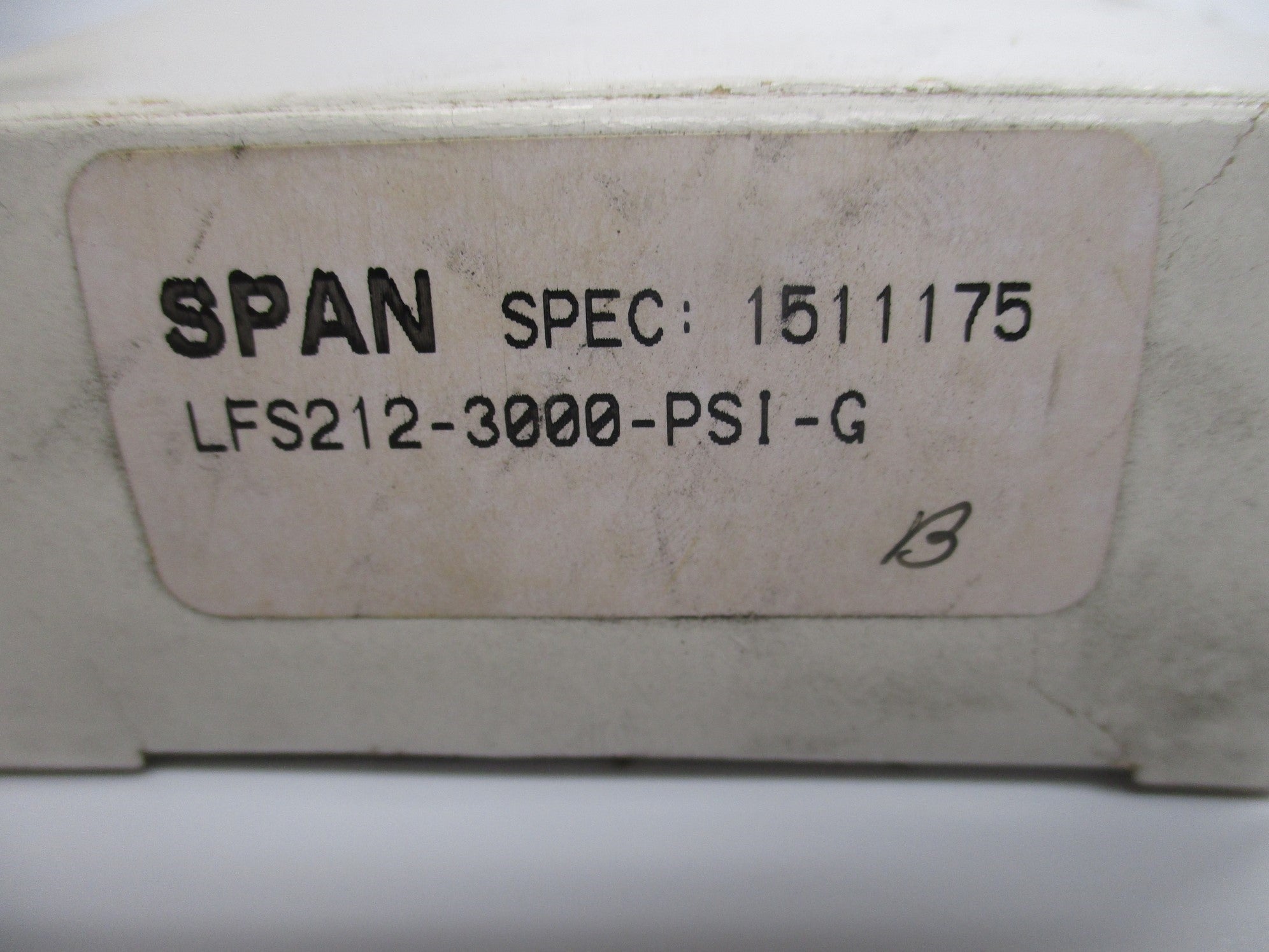 SPAN LFS212-3000-PSI-G NSMP