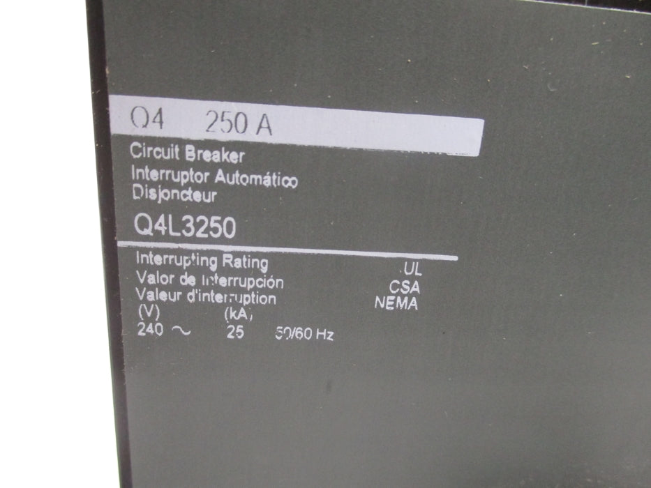 SQUARE D Q4L3250 250A 240V NSNP