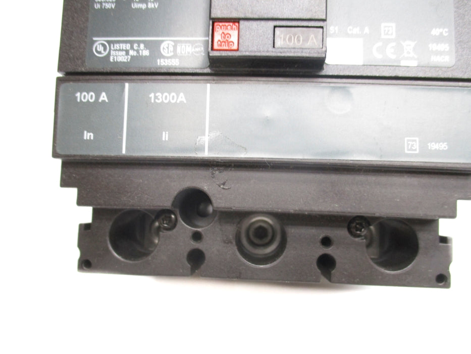 SQUARE D HGL36100 100A 600V NSNP