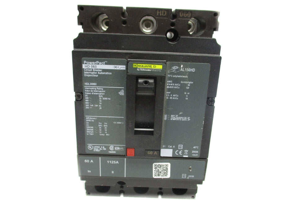SQUARE D HDL36060 60A 600V NSNP