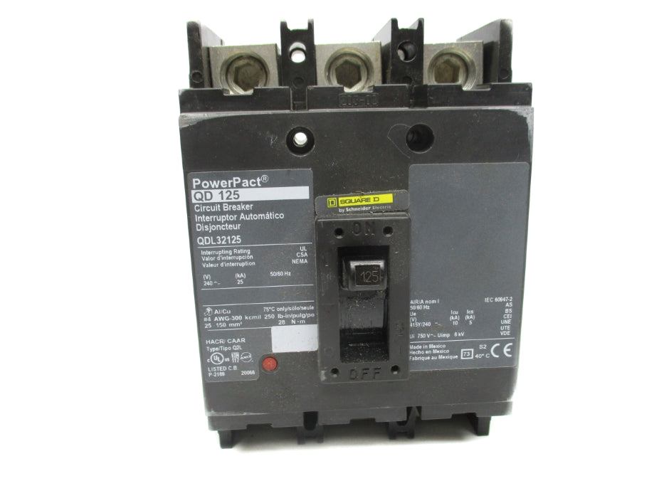 SQUARE D QDL32125 125A 240V (AS PICTURED) NSNP