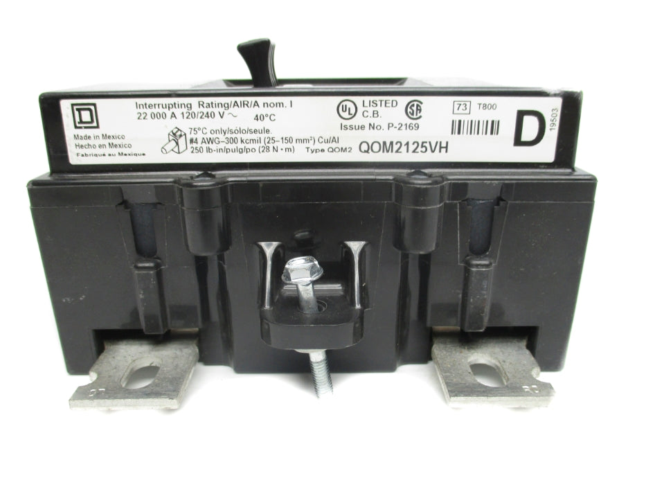 SQUARE D QOM2125VH 125A 120/240V NSNP