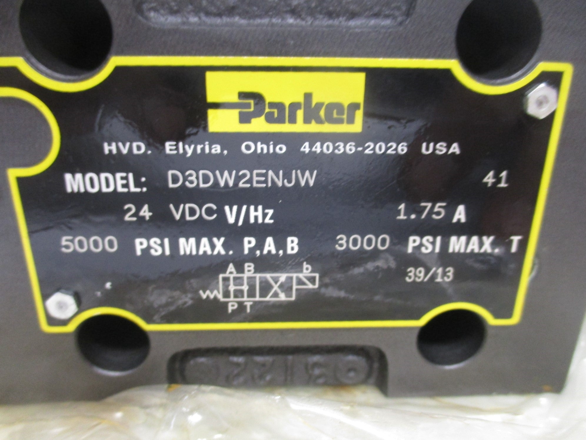 PARKER D3DW2ENJW 24VDC NSMP