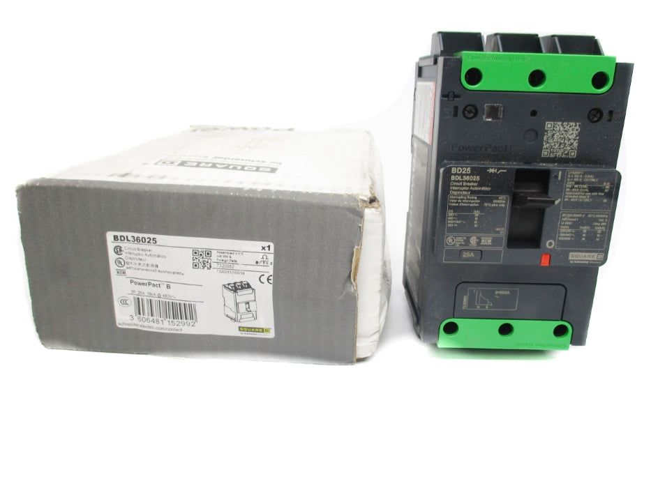 SQUARE D BDL36025 25A 480V NSMP