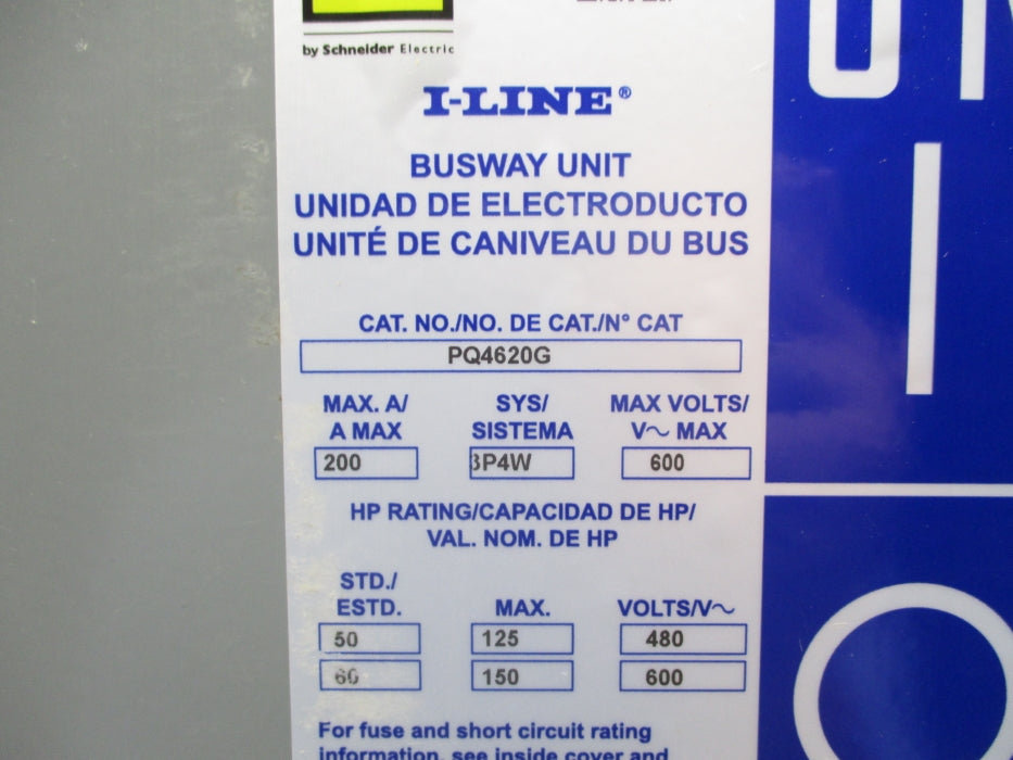SQUARE D PQ4620G (AS PICTURED) NSMP