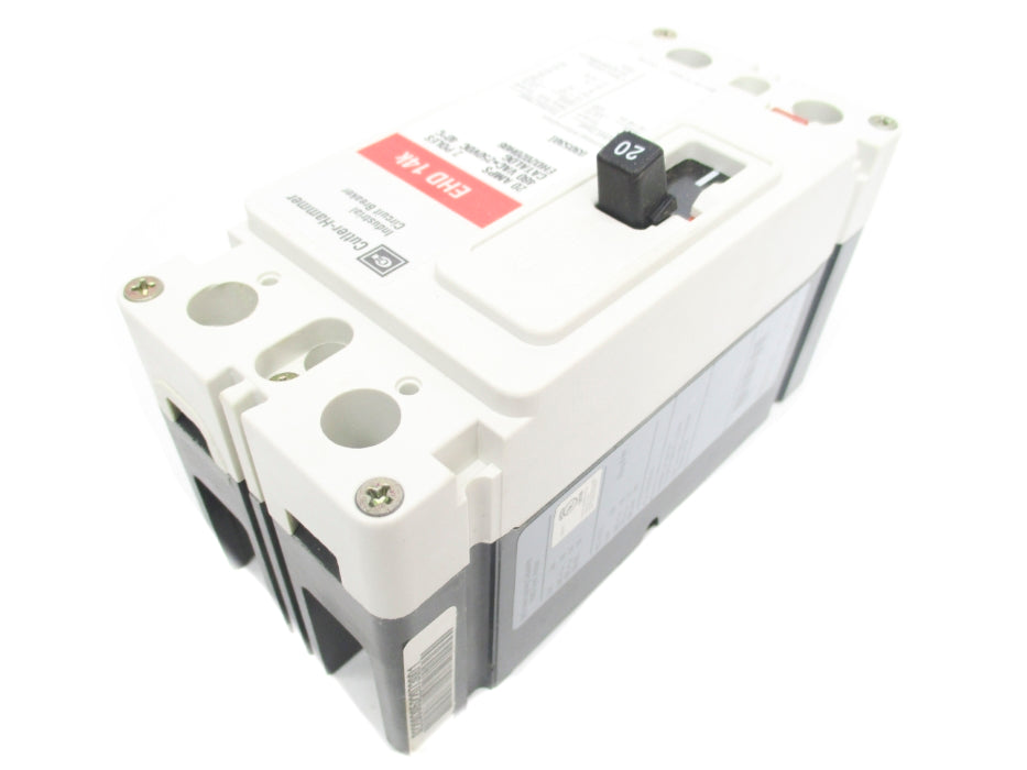 CUTLER HAMMER EHD2020H08 SER. C 480VAC 20A NSMP