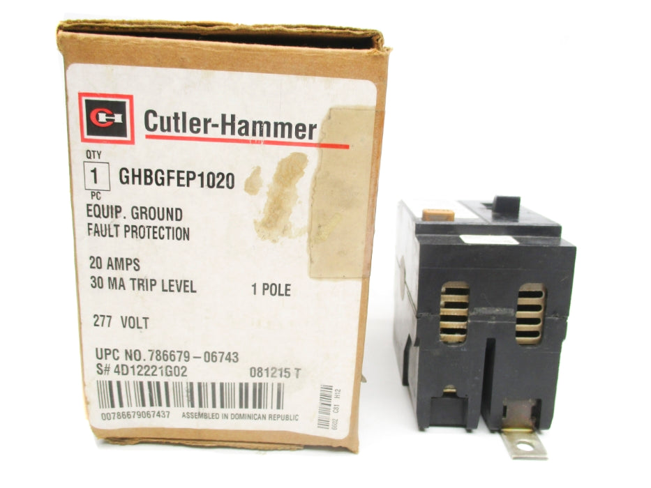 CUTLER HAMMER GHBGFEP1020 20A 277V NSMP