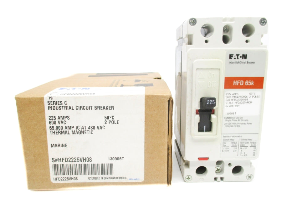 EATON HFD2225VH08 SER. C 225A 600VAC NSMP