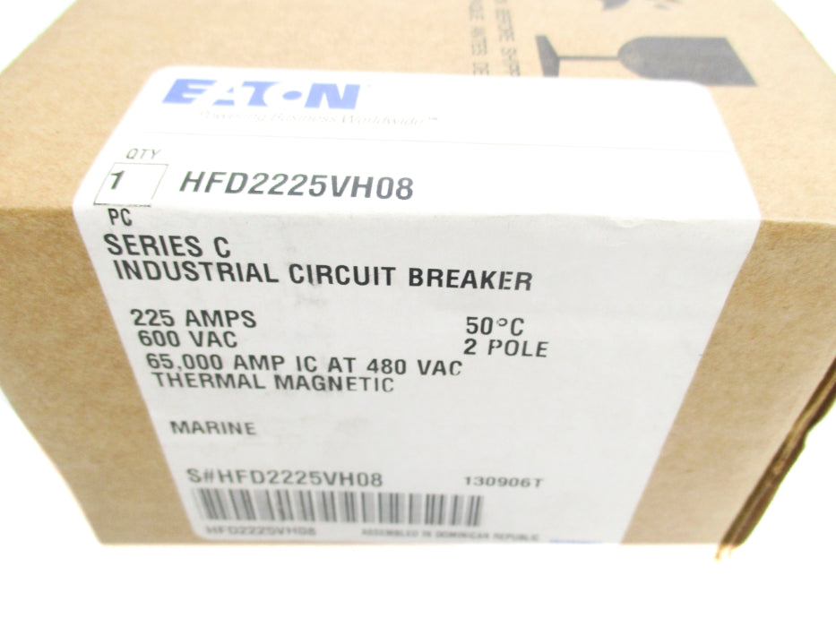 EATON HFD2225VH08 SER. C 225A 600VAC NSMP